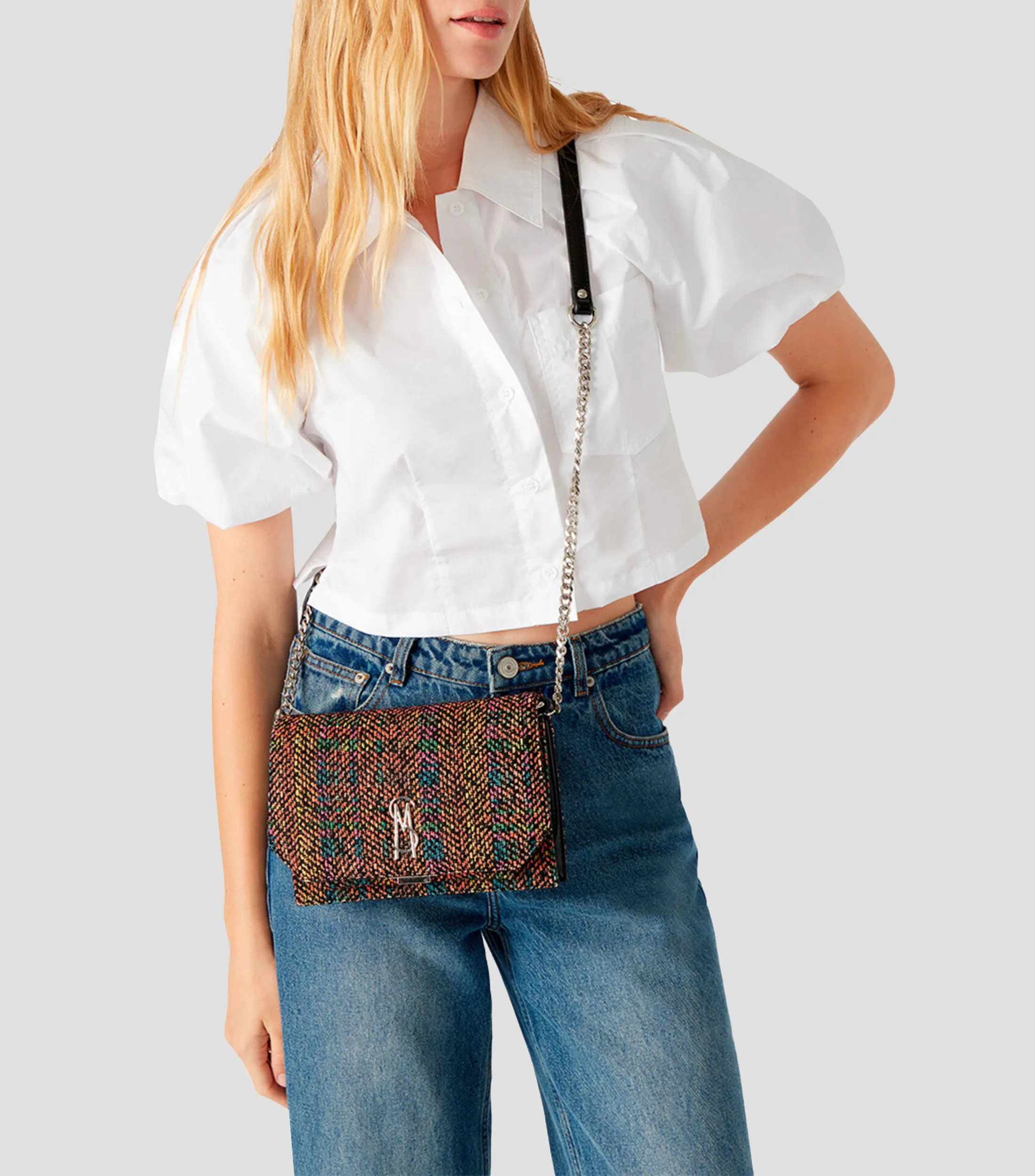 6472_Steve Madden Bolsa shoulder BFICTION texturizado Mujer