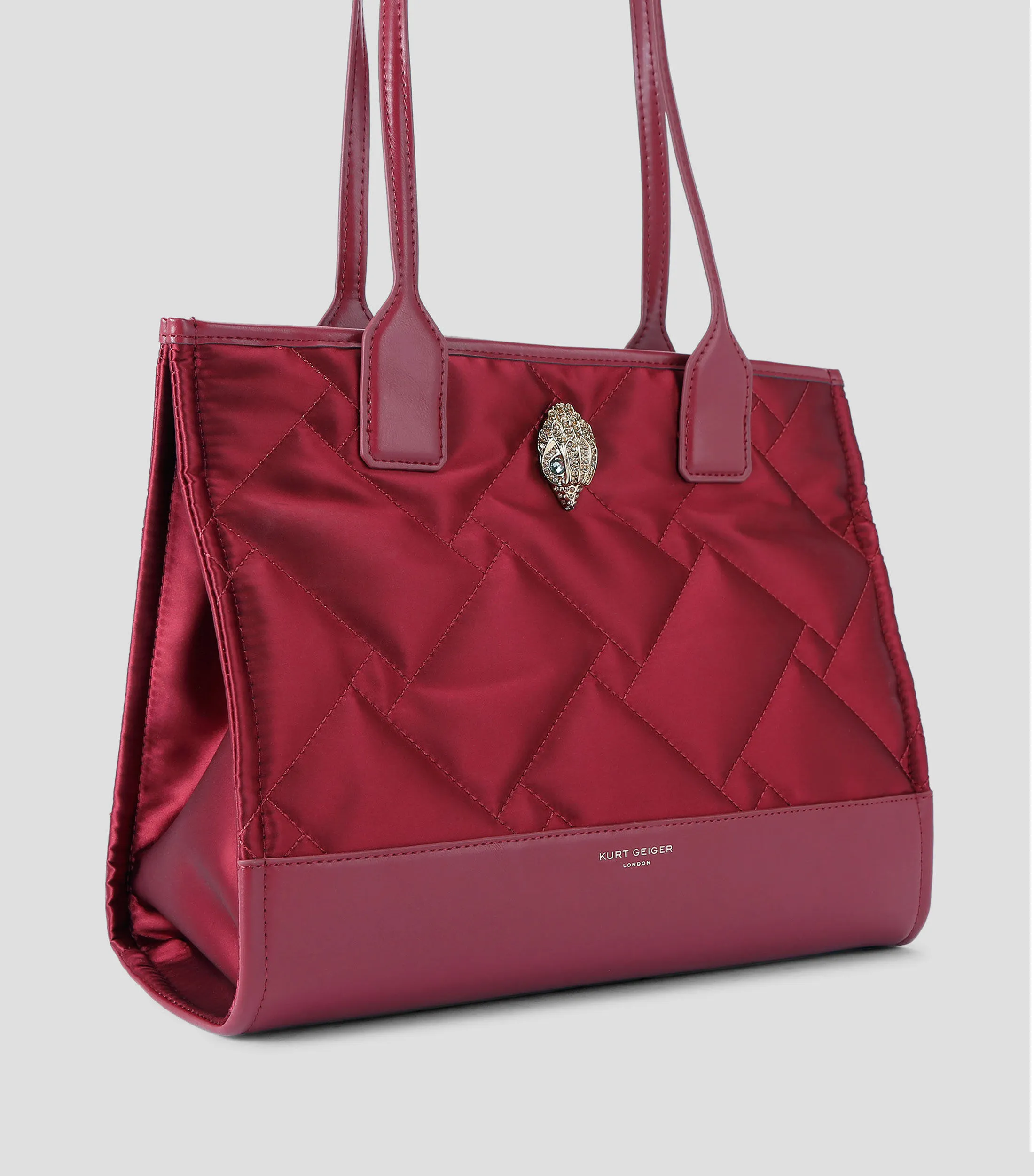 9355_Kurt Geiger Bolso Tote capitonado Mujer