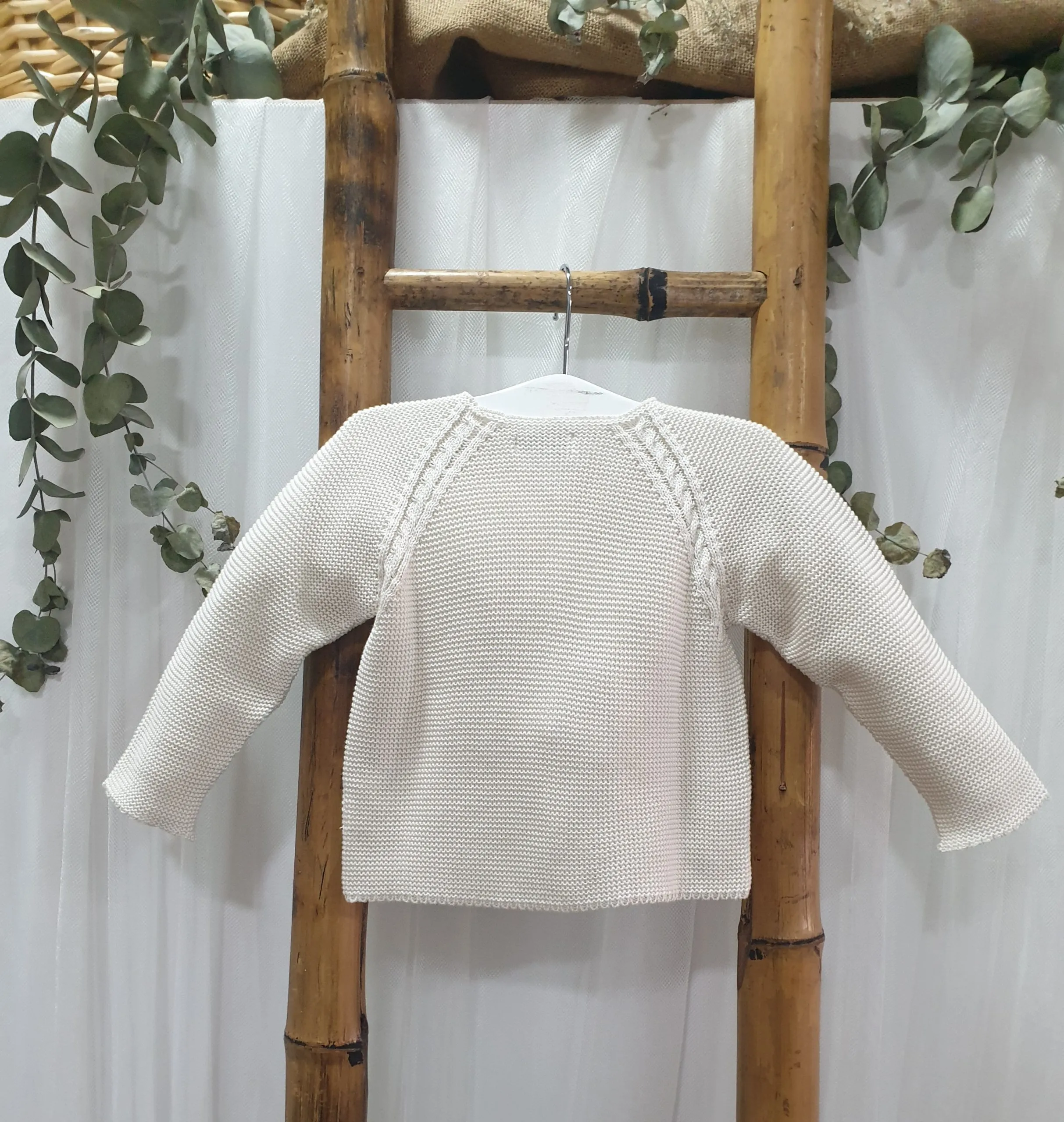 A Chaqueta de Punto unisex Verano R120343 Natural