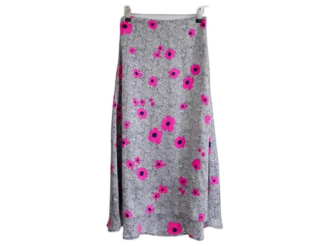Autre Marque Falda de seda Mercy Delta Wray Dorothy Romance Rosa 