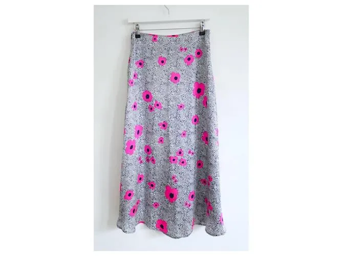 Autre Marque Falda de seda Mercy Delta Wray Dorothy Romance Rosa 