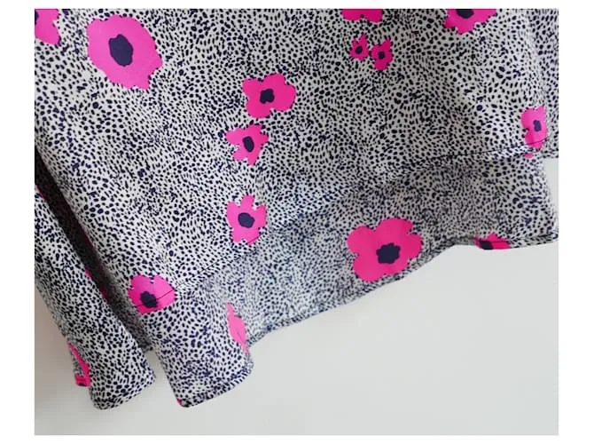 Autre Marque Falda de seda Mercy Delta Wray Dorothy Romance Rosa 