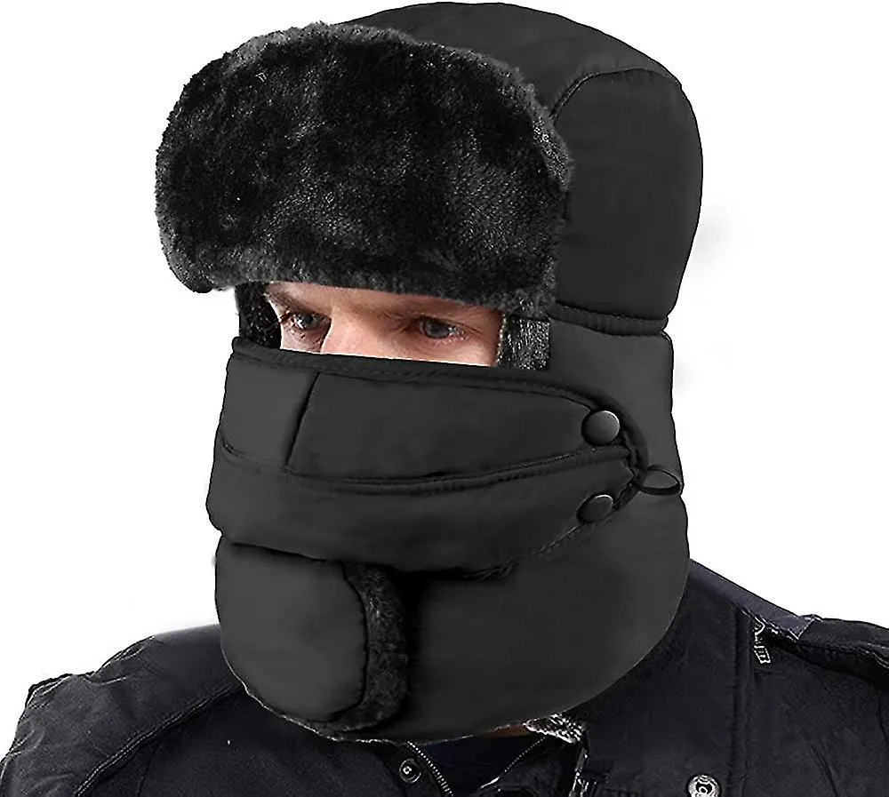 Aviator Hat, Winter Outdoor Sporty Hat, Fur, Unisex