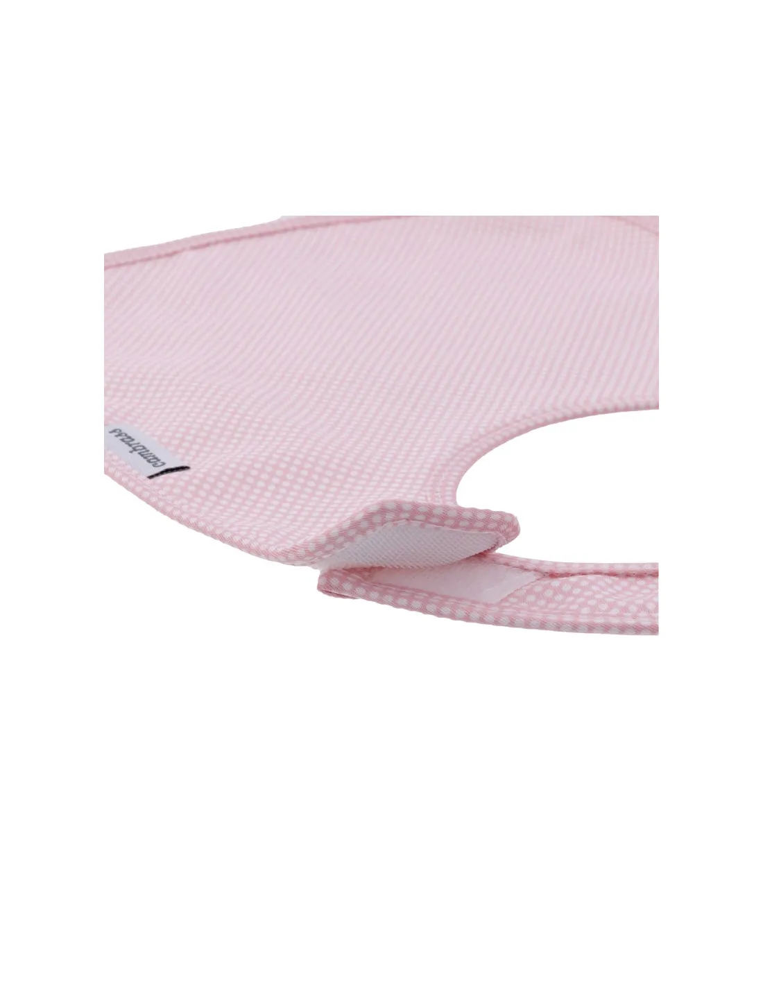 Babero cuadrado velcro Essentia rosa de Cambrass