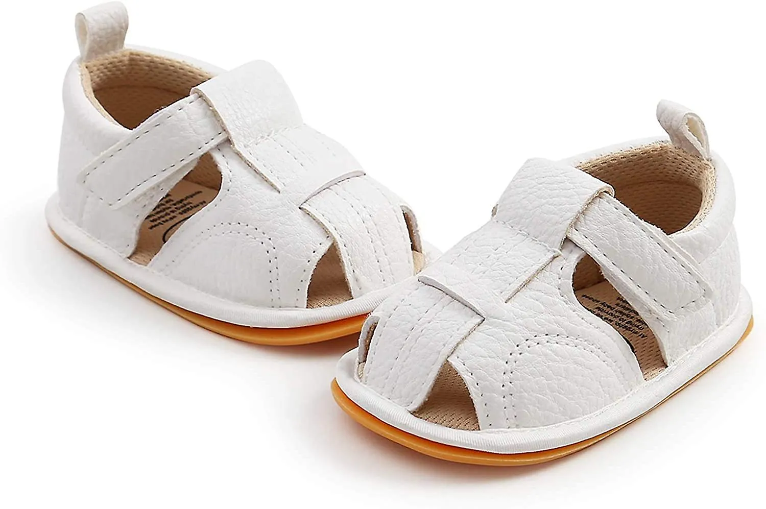 BABY BOYS GIRLS SUMMER SANDALS CLOSEDTOE INFANT SOFT RUBBER SOLE OUTDOOR WALKING SHOES FOR TODDLER FIRST WALKERS