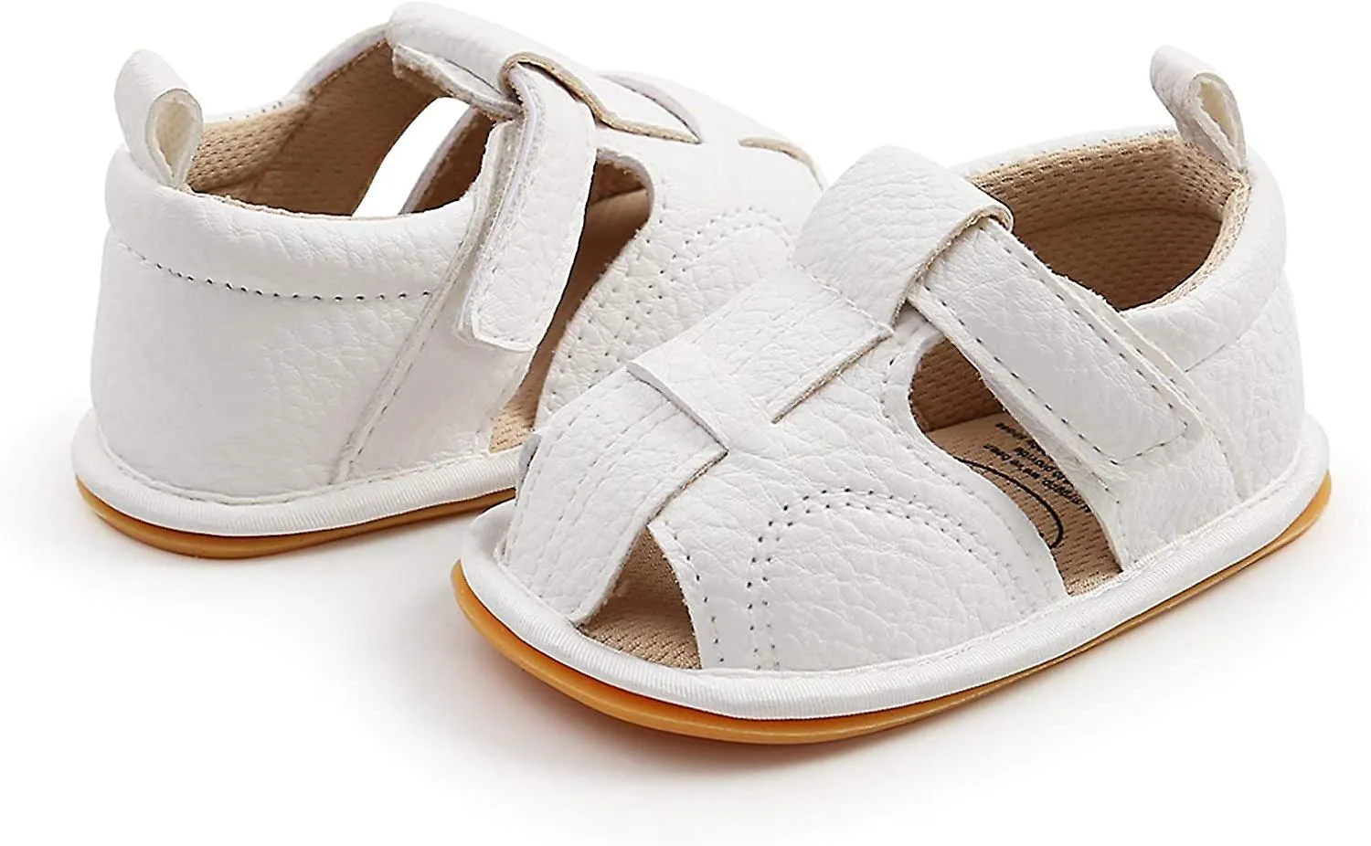 BABY BOYS GIRLS SUMMER SANDALS CLOSEDTOE INFANT SOFT RUBBER SOLE OUTDOOR WALKING SHOES FOR TODDLER FIRST WALKERS