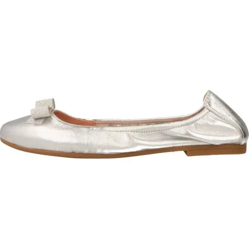 BAILARINAS DE PIEL PLATEADO DE NIñA UNISA 2041726 (TALLAS DE 26 A 40)