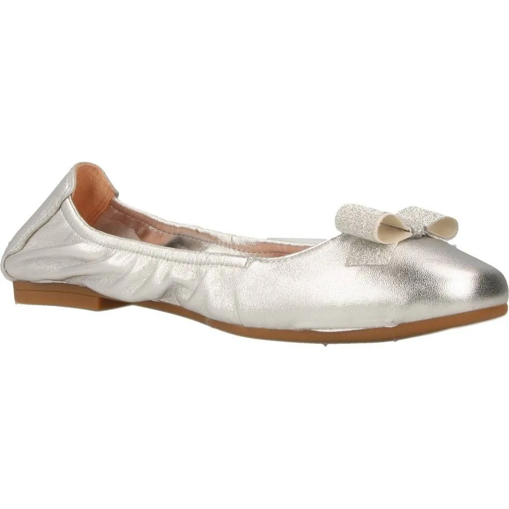 BAILARINAS DE PIEL PLATEADO DE NIñA UNISA 2041726 (TALLAS DE 26 A 40)
