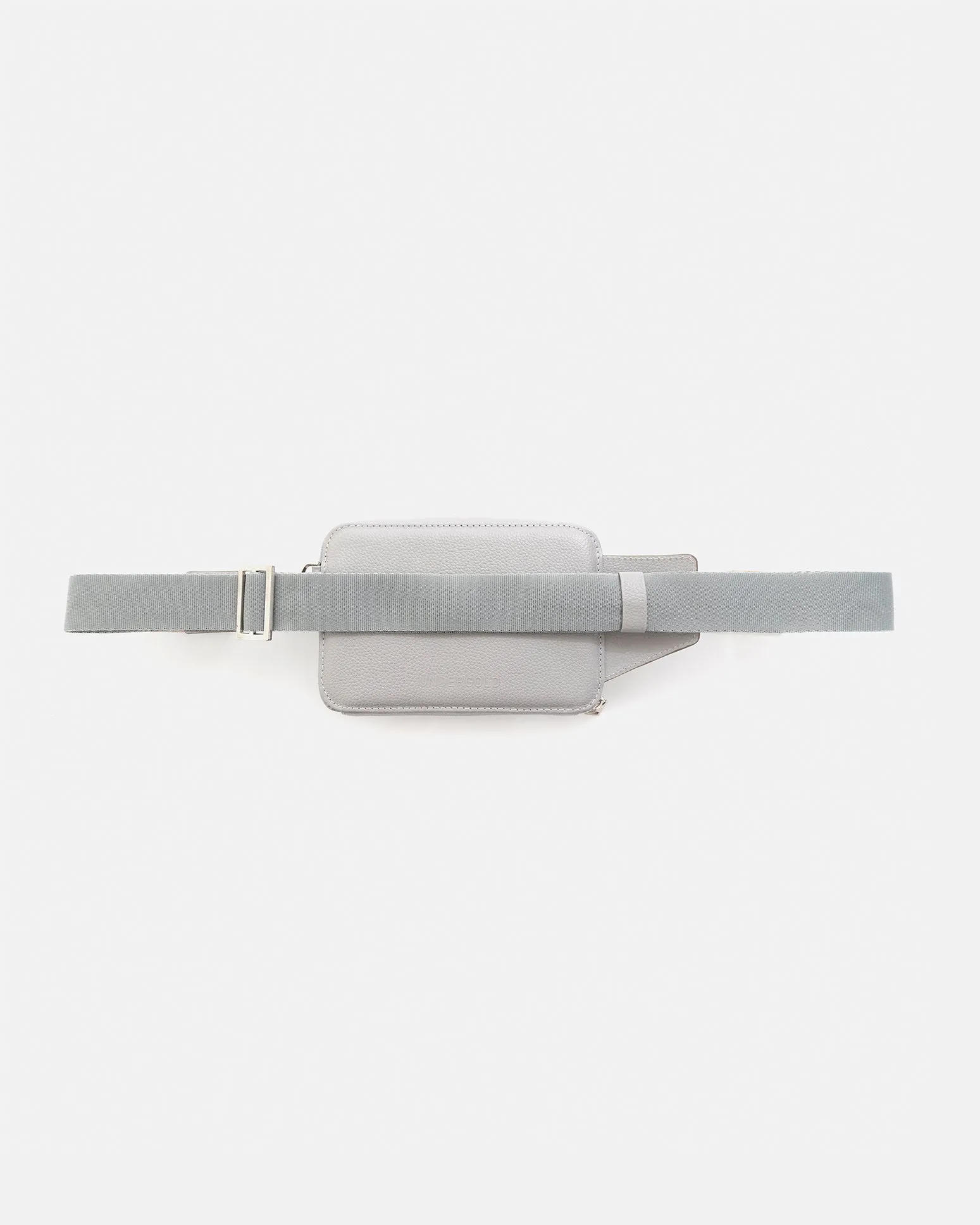 BASICS LEATHER CROSSBODY BAG GRAY