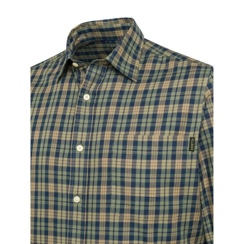 Beretta Camisa Bryggen Blue & Sand Check
