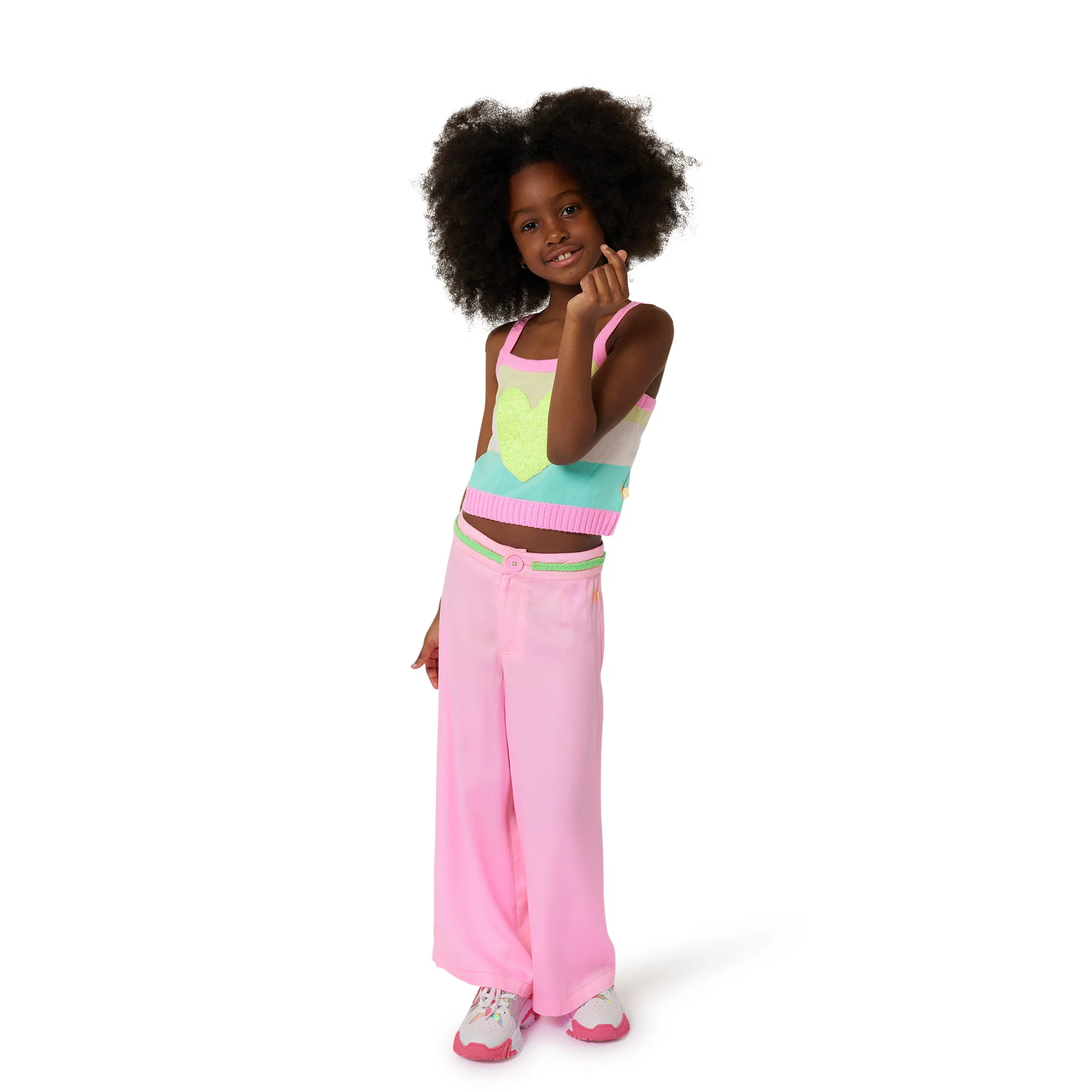 BILLIEBLUSH Camiseta de tirantes a rayas