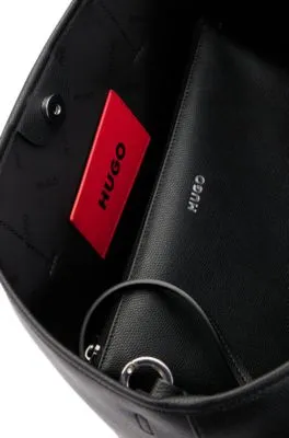 Bolso estilo shopper de piel sintética con bolsito interior desmontable