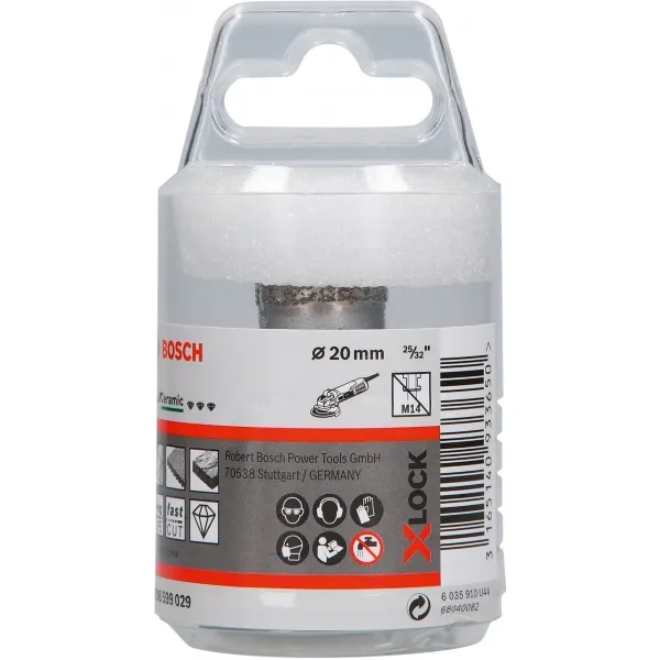BOSCH  BEST FOR CERAMIC DRY SPEED  BROCA CORONA DE DIAMANTE, 20X35MM