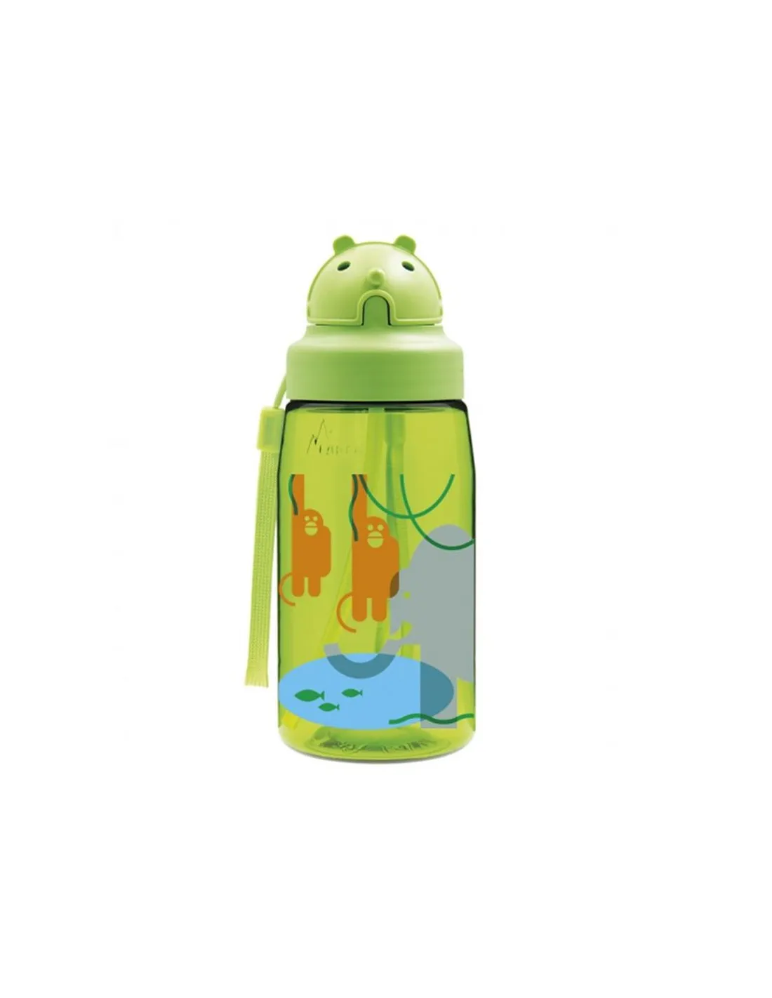 Botella Tritan Laken 0,45L Tapón OBY Jungle