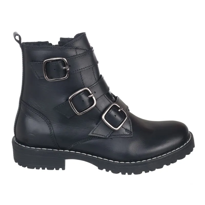 BOTIN   TRES HEBILLAS  VI MODA  100% PIEL
