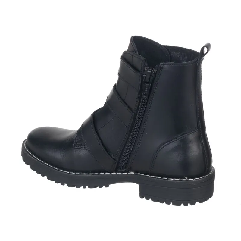 BOTIN   TRES HEBILLAS  VI MODA  100% PIEL