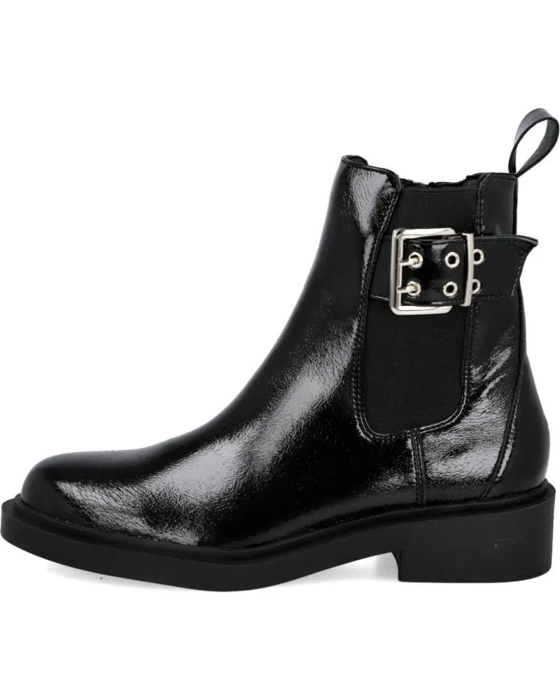 BOTINES L&R SHOES  DE MUJER LR SHOES DB3436 BOTINES PLANOS DE MUJER  NEGRO