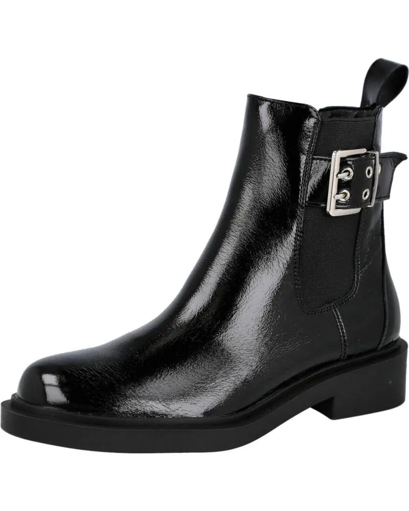 BOTINES L&R SHOES  DE MUJER LR SHOES DB3436 BOTINES PLANOS DE MUJER  NEGRO