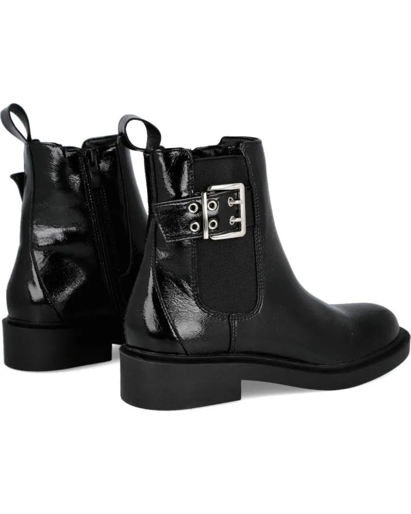 BOTINES L&R SHOES  DE MUJER LR SHOES DB3436 BOTINES PLANOS DE MUJER  NEGRO
