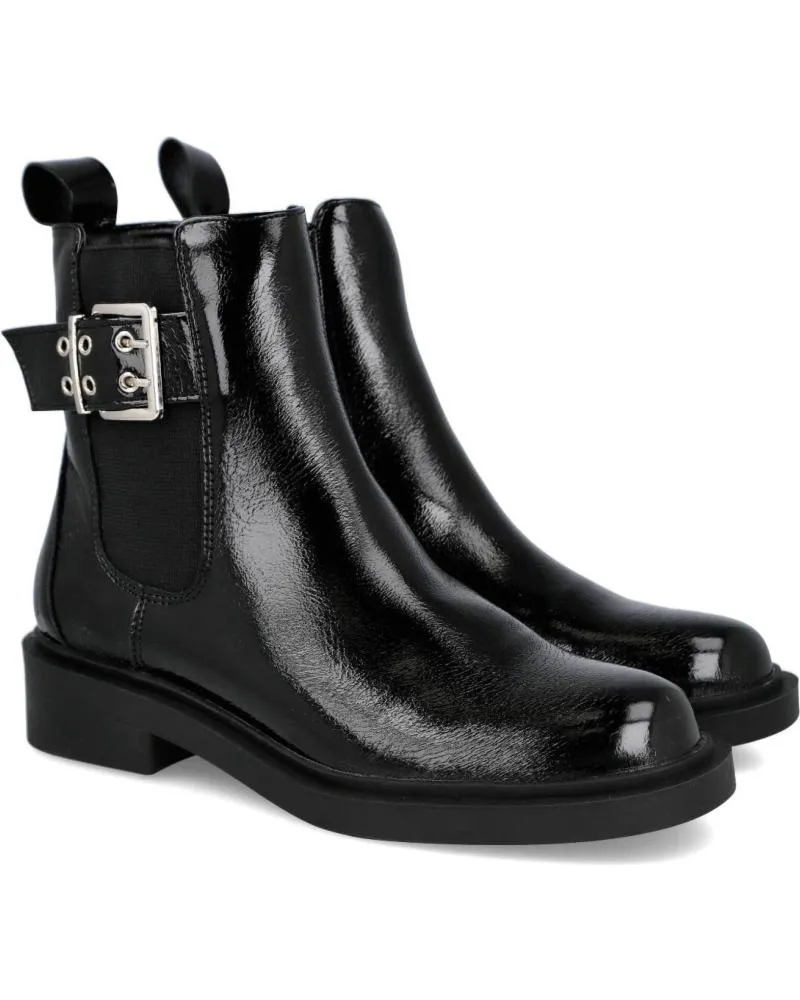 BOTINES L&R SHOES  DE MUJER LR SHOES DB3436 BOTINES PLANOS DE MUJER  NEGRO