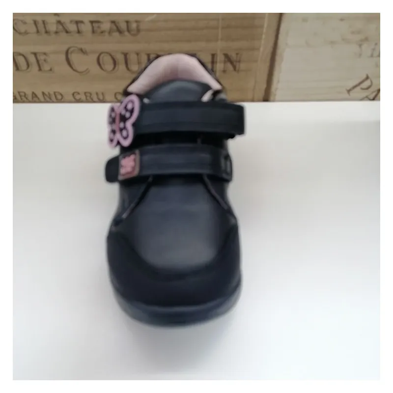 Botita Mariposa velcro Garvalín Marino 181334