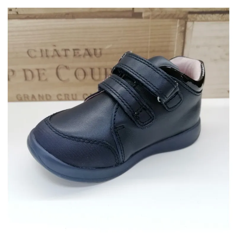 Botita Mariposa velcro Garvalín Marino 181334