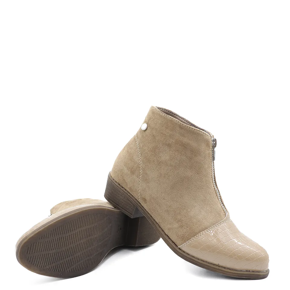 Botín Mujer Khaki Casual 090