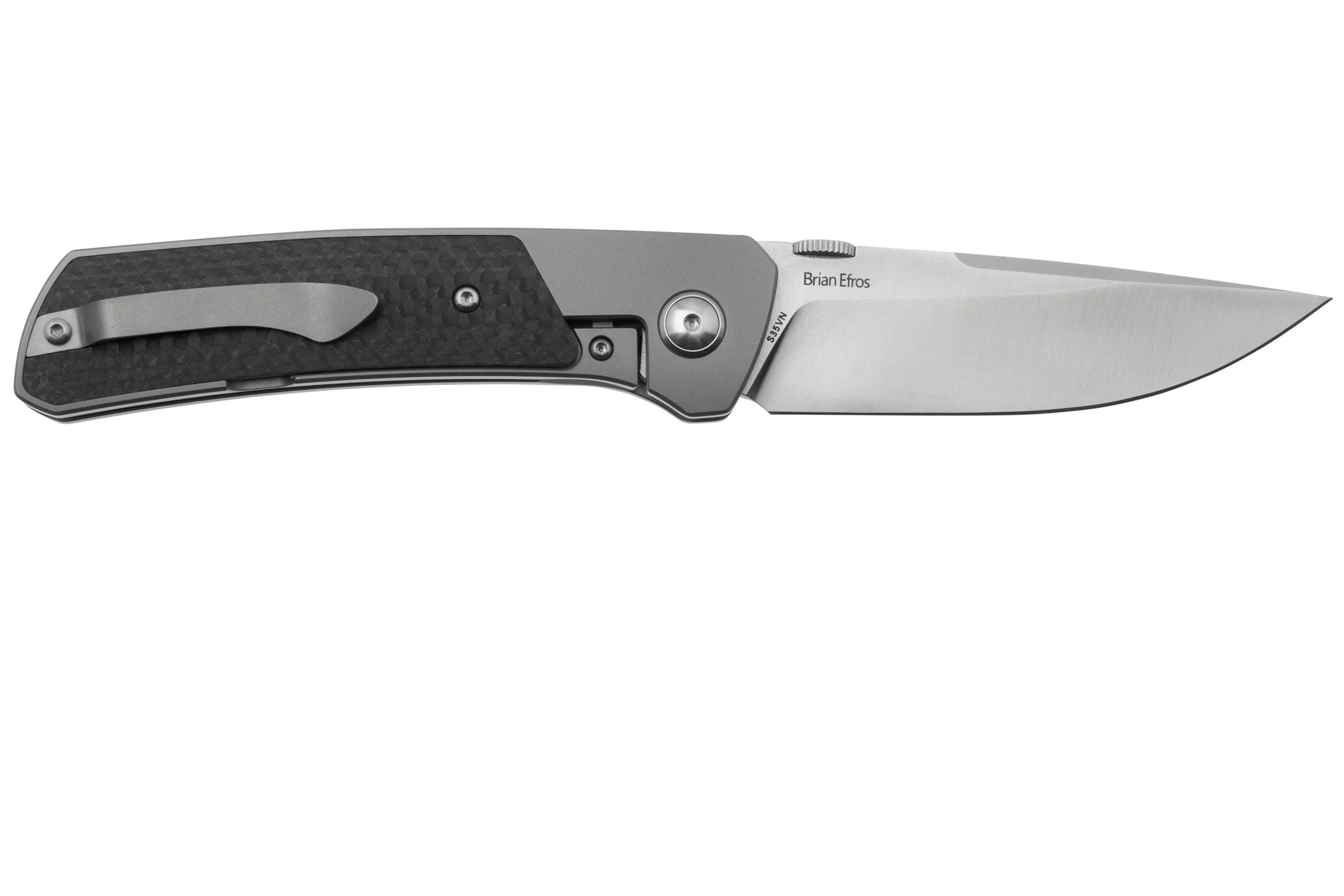Böker Plus Conductor 01BO514, S35VN, Carbon Fiber, navaja, Brian Efros design