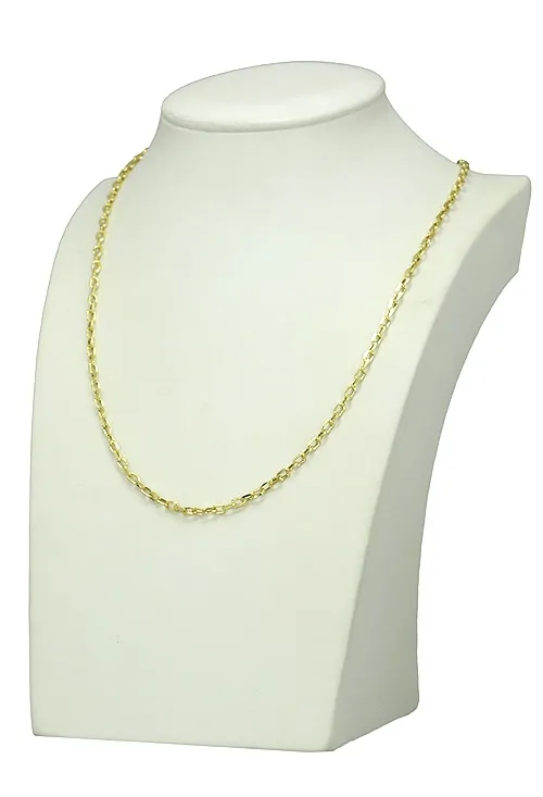 CADENA ORO 9 KILATES ESLABONES FORZADOS 50 CM 296_9K60401250