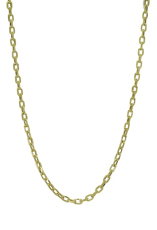CADENA ORO 9 KILATES ESLABONES FORZADOS 50 CM 296_9K60401250