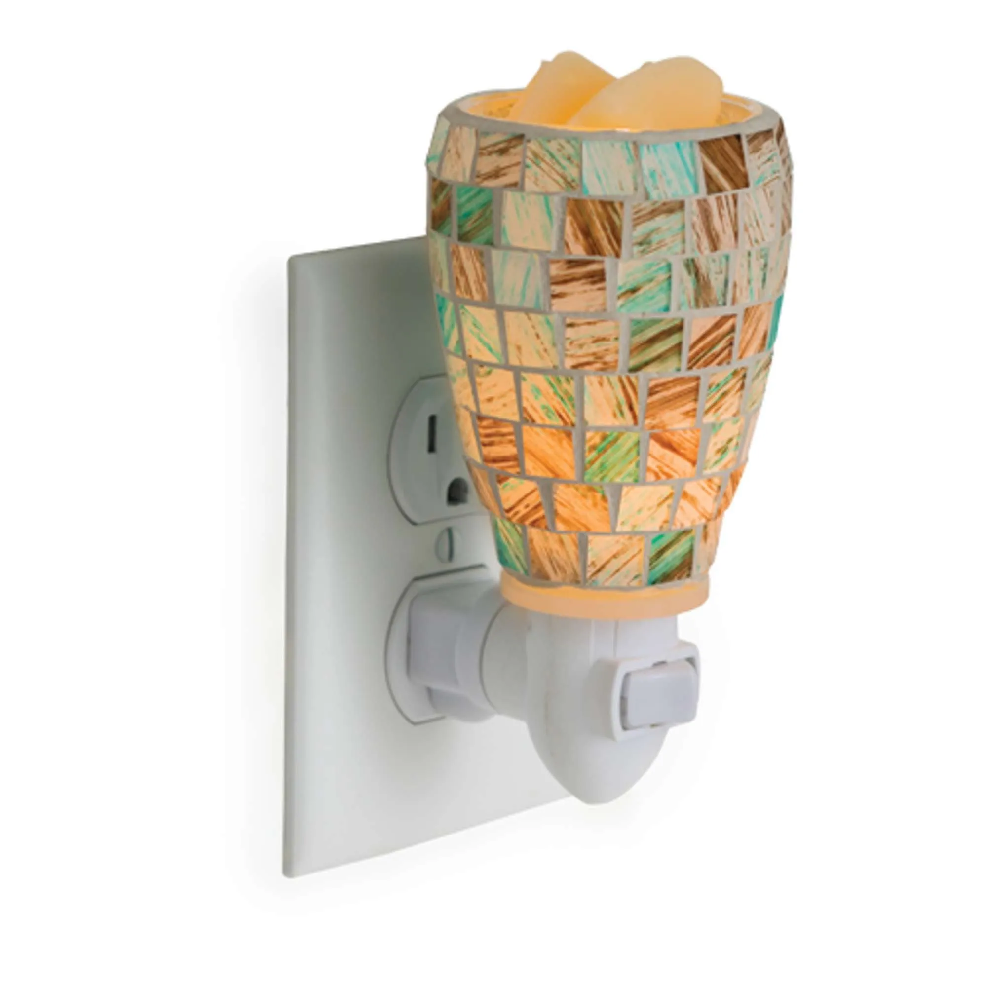 Calentador De Esencia En Cubo Sea Glass