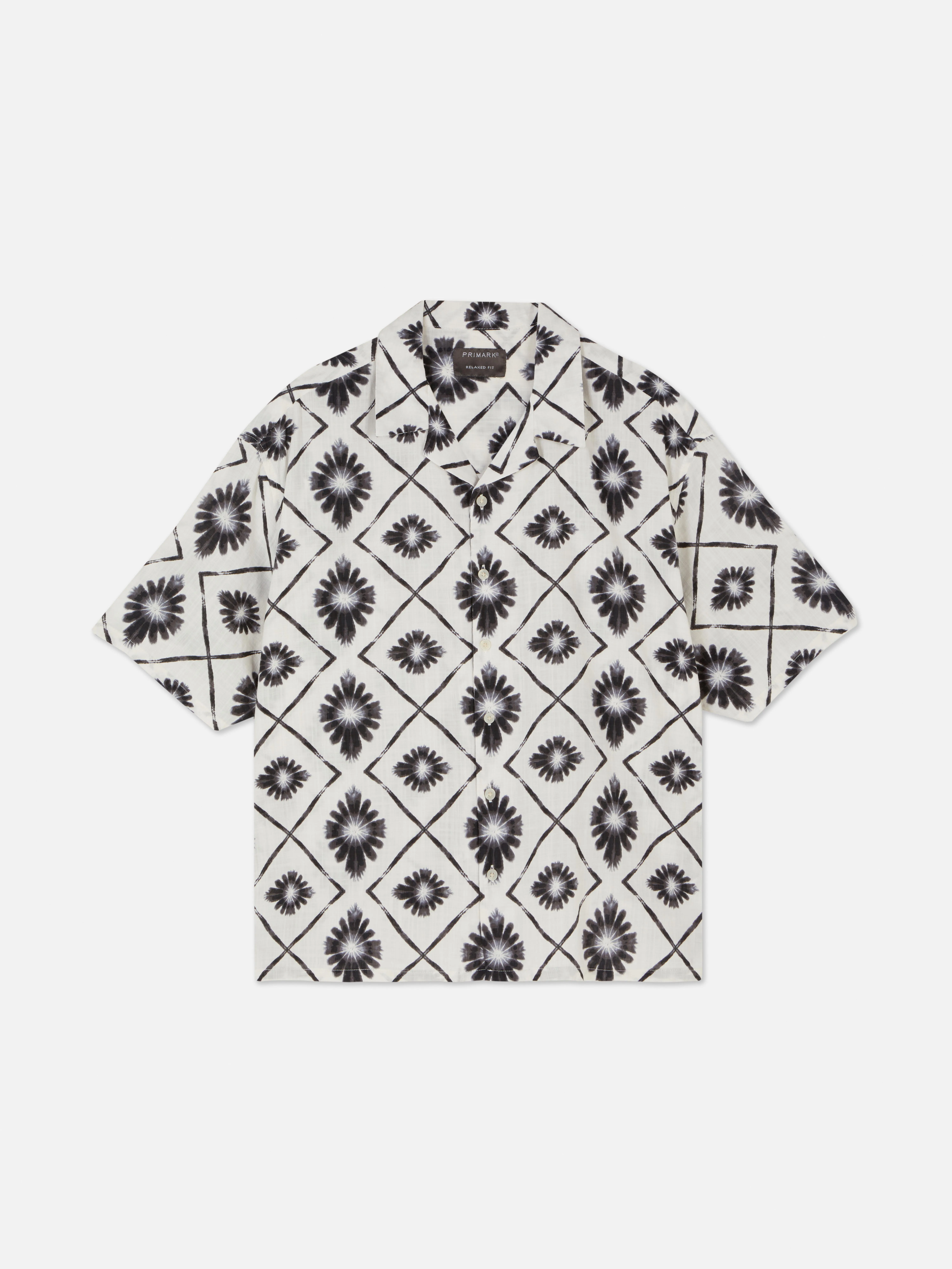 CAMISA CON ESTAMPADO ABSTRACTO TIEDYE