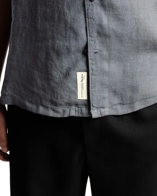 Camisa de manga corta Pepe Jeans London PM308497 Pamber Gris