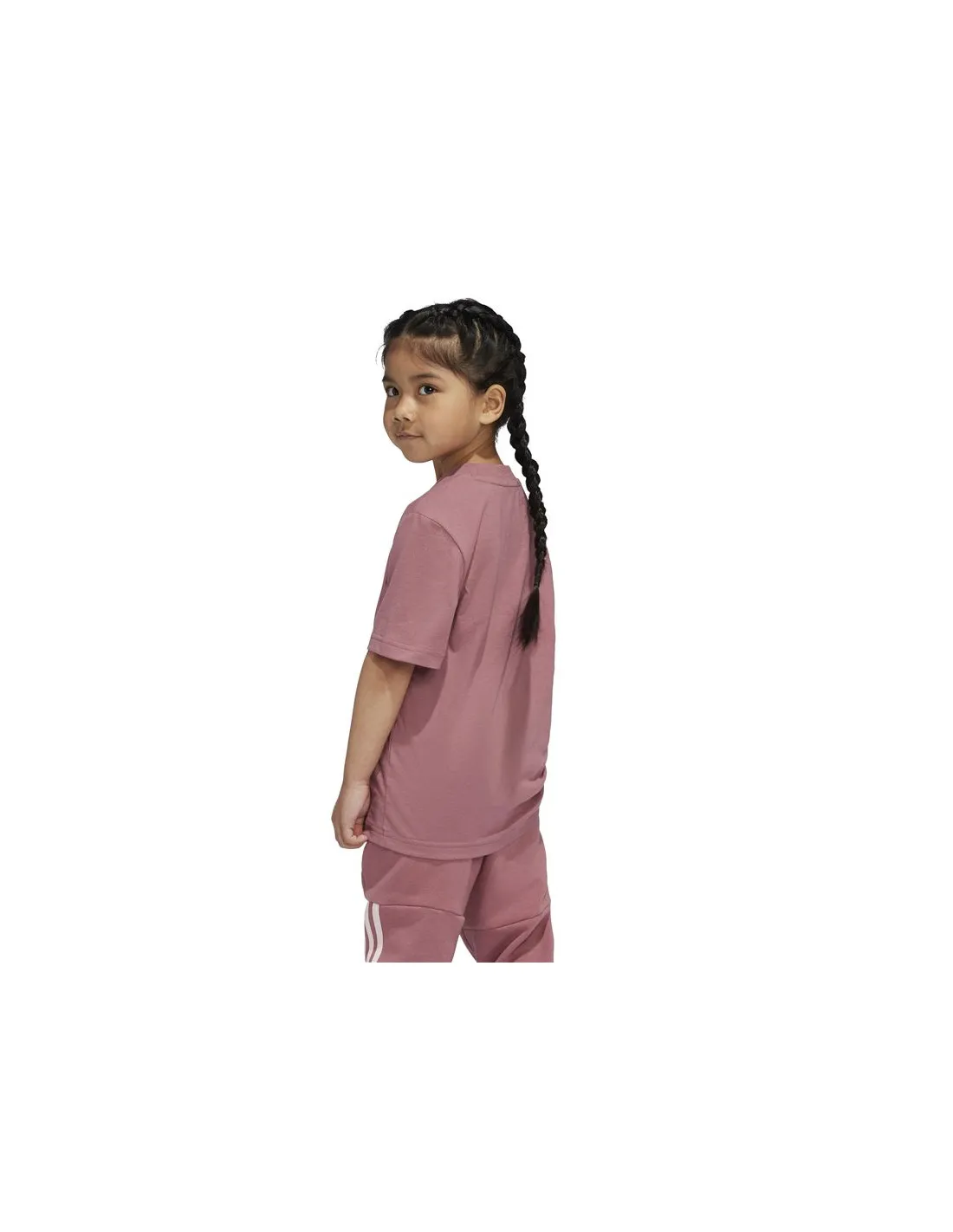 Camiseta adidas Positivity Table Graphic Infantil Rosa