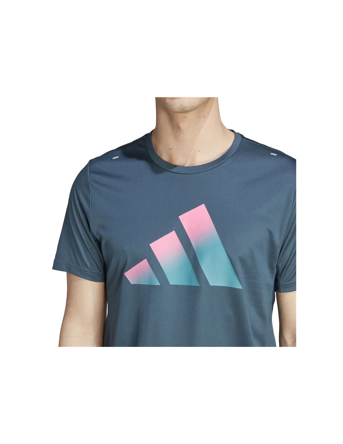 Camiseta de Running adidas Run Icons 3 Bar Hombre