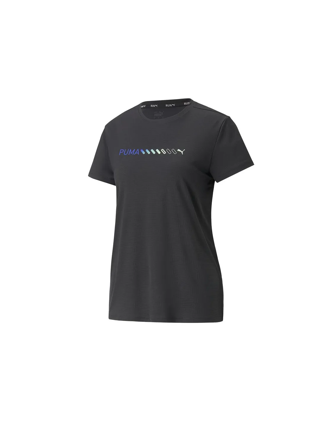 Camiseta De Running Puma Run Logo Ss Mujer Negro