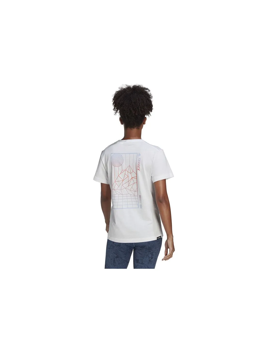 Camiseta de Senderismo adidas  Moun Fu Te Mujer