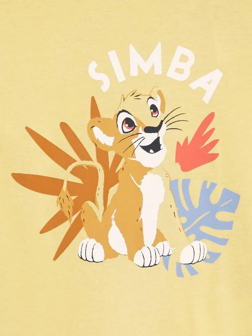 CAMISETA ESTAMPADA 'DISNEY'  AMARILLO