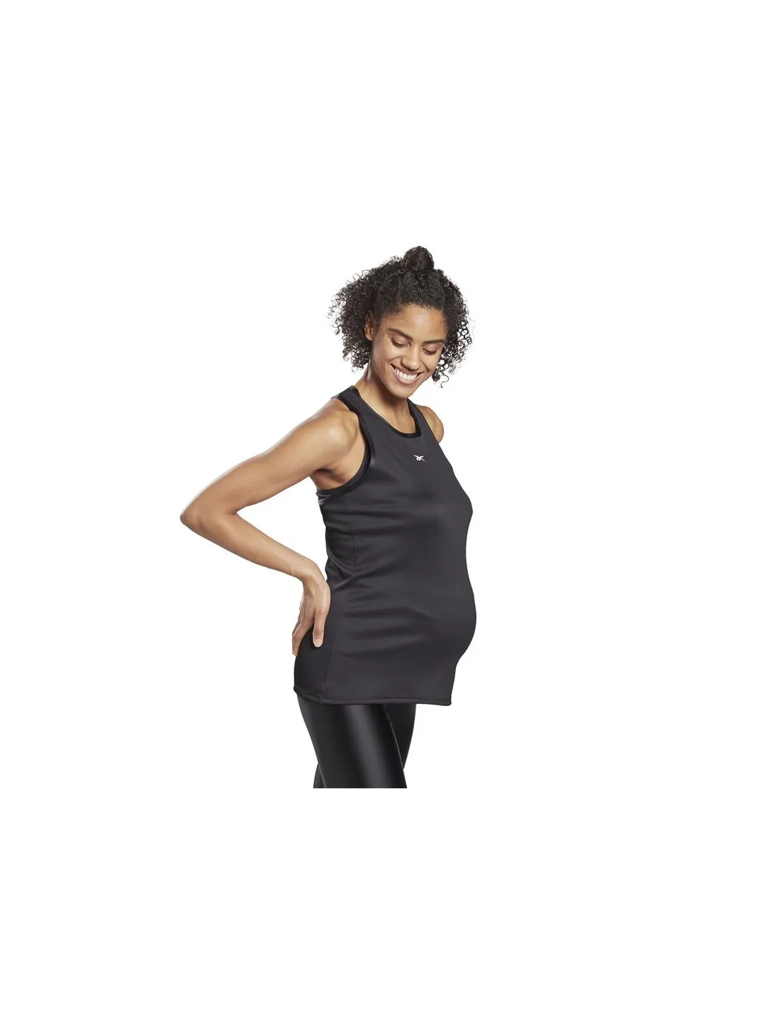 Camiseta Fitness Reebok Studio Maternity Restorative Tirantes