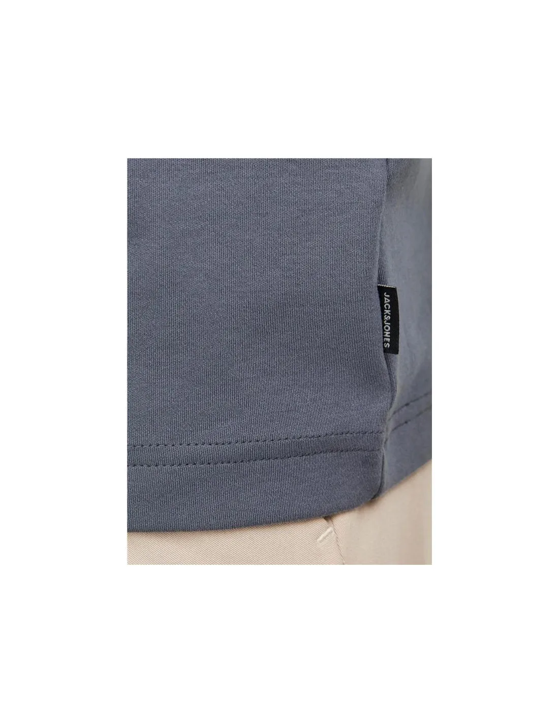 Camiseta Jack & Jones Lisa Cuello Redondo Branding Crew Neck Sn Gris