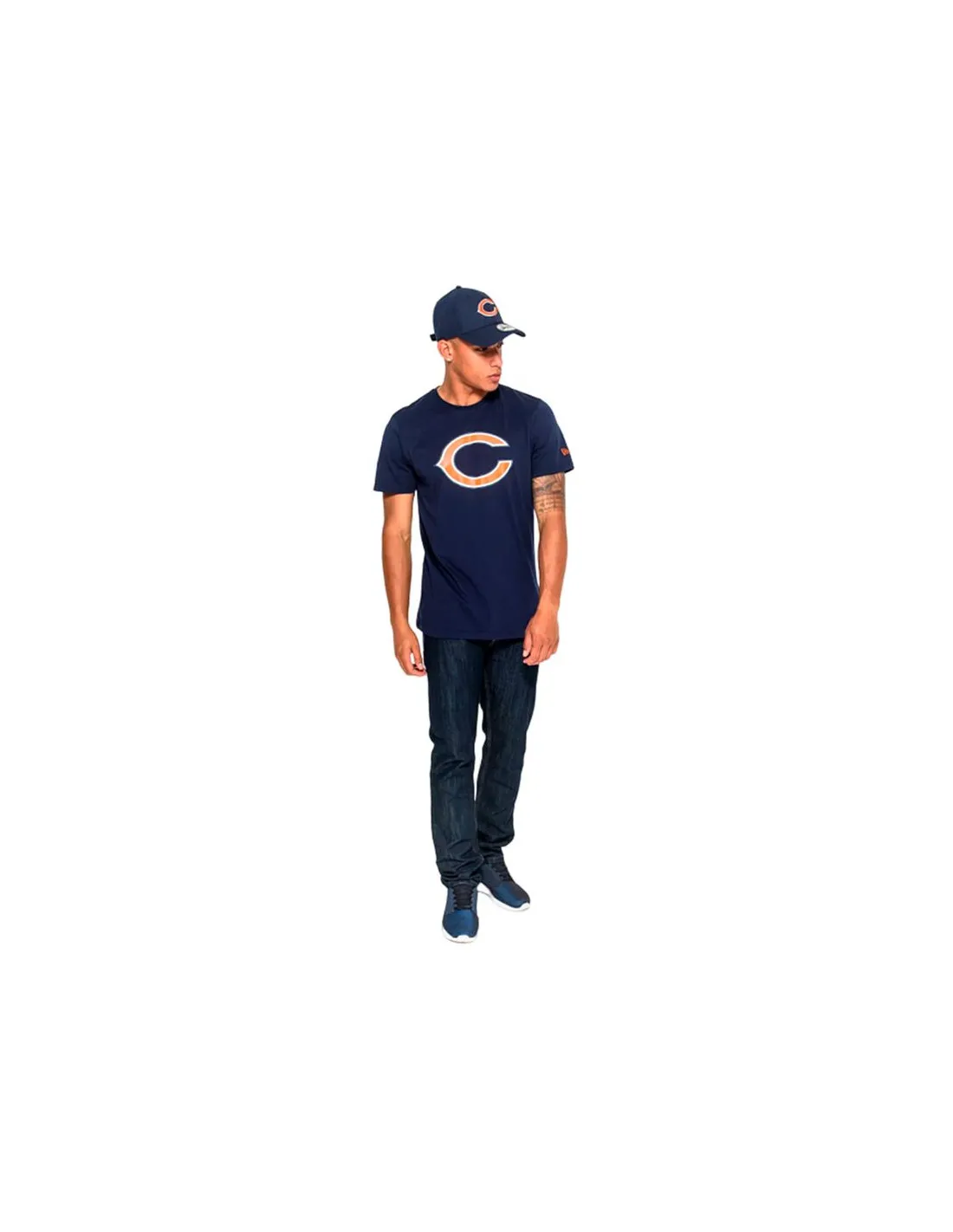 Camiseta New Era regular Chicago Bears NFL Hombre Azul