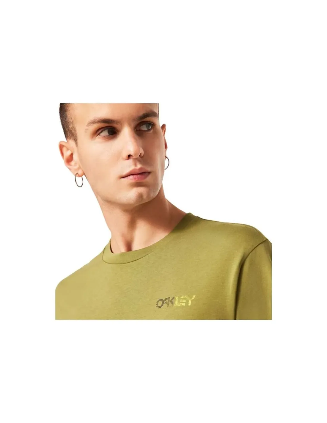 Camiseta Oakley Fingerprint B1B Verde Hombre