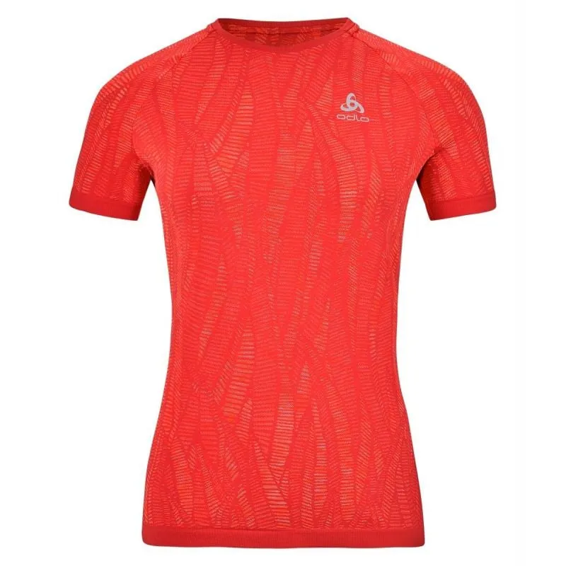 CAMISETA RUNNING ODLO ZEROWEIGHT CERAMICOOL (NEGRO  TINTE ESPACIAL)
