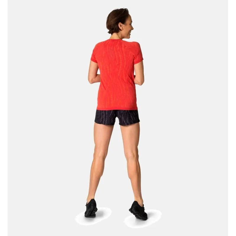 CAMISETA RUNNING ODLO ZEROWEIGHT CERAMICOOL (NEGRO  TINTE ESPACIAL)