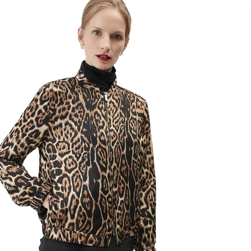 CAROLINA HERRERA Bomber Animal Print
