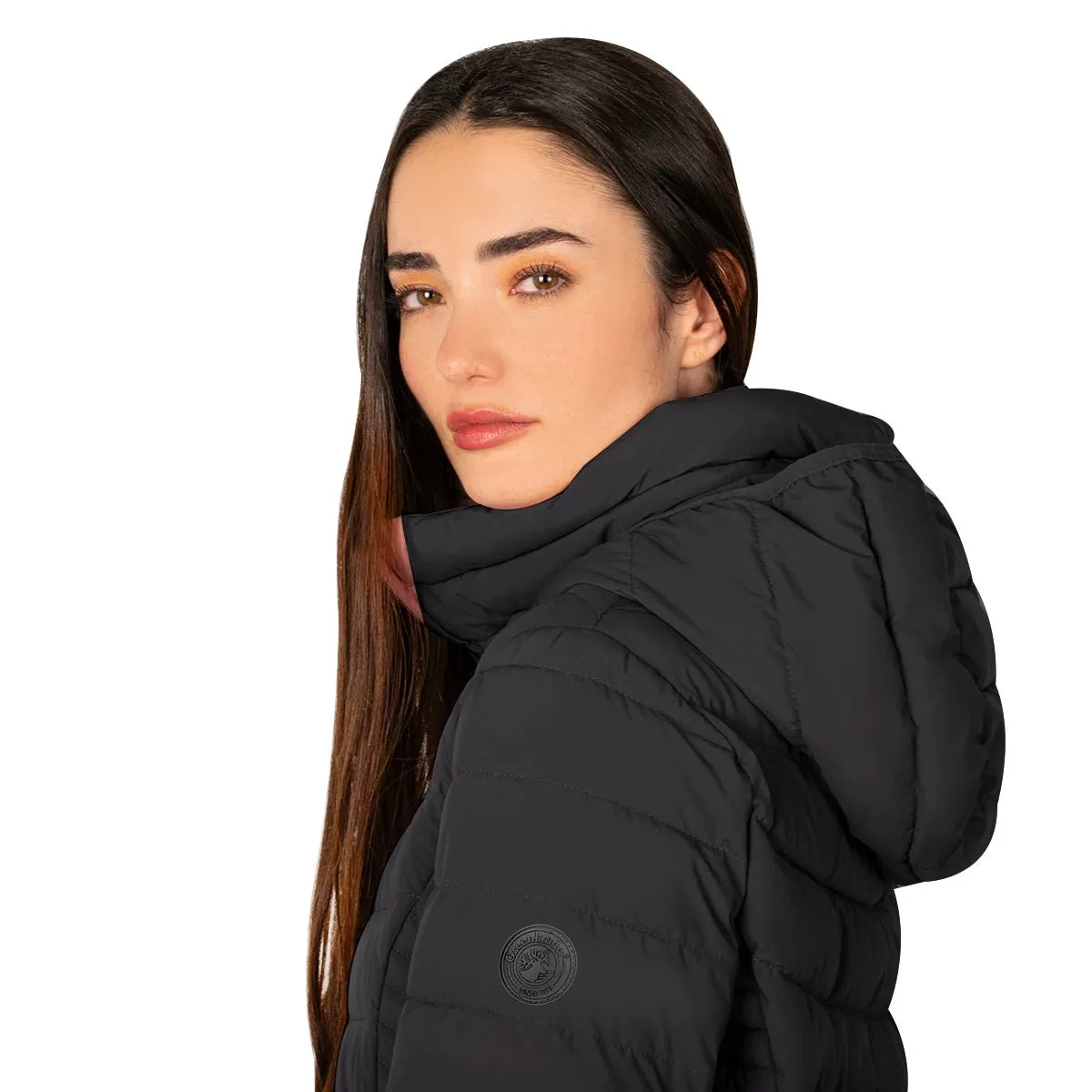 Chamarra Larga Capitonada Greenlander Mujer