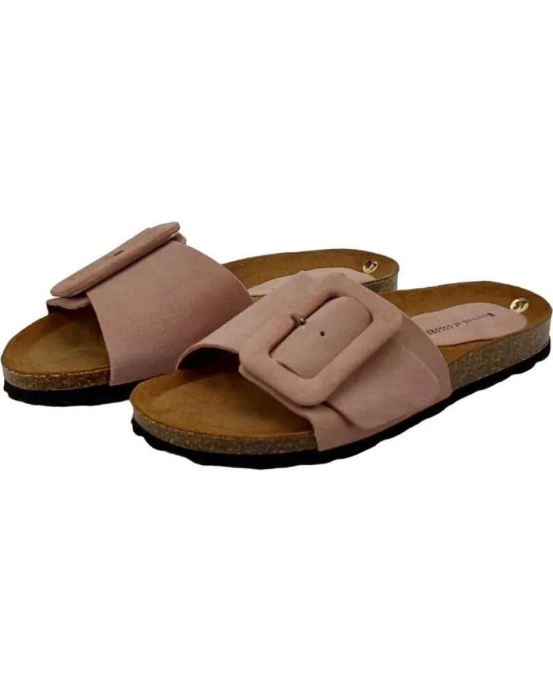 Chanclas de Mujer BUITTOS OF COLORS SANDALIA PIEL BIO BT520027 ROSA