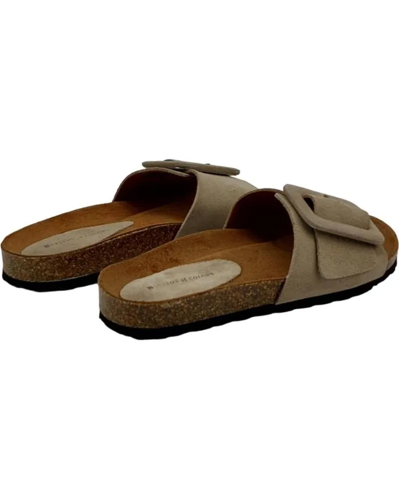 Chanclas de Mujer BUITTOS OF COLORS SANDALIA PIEL BIO BT520027 TAUPE