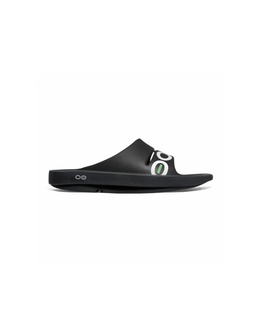Chanclas De Recuperación Oofos Ooahh Sport Unisex Negro/Blanco