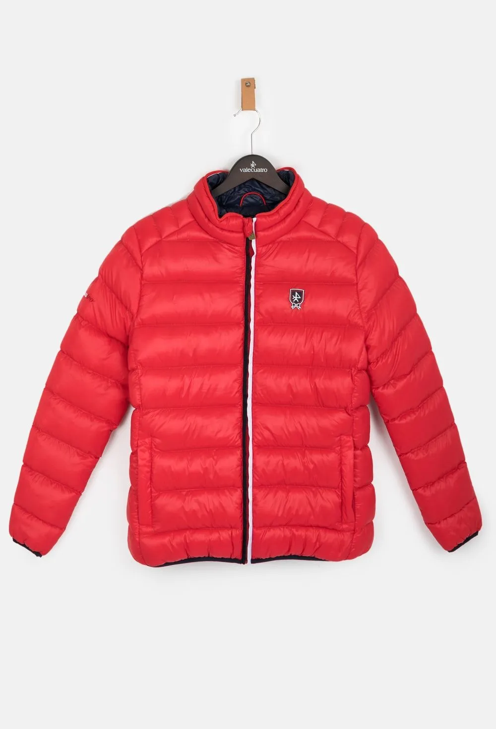 Chaqueta acolchada clásica color rojo